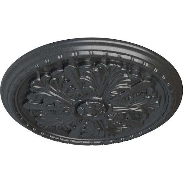 Washington Ceiling Medallion (Fits Canopies Up To 2 7/8), Hand-Painted Pewter, 17 1/8OD X 1 1/2P